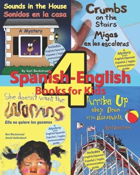 Paperback 4 Spanish-English Books for Kids Book