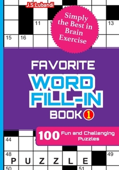 Paperback FAVORITE WORD FILL-IN Book 1 [Large Print] Book