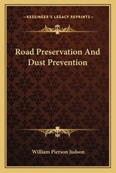 Paperback Road Preservation And Dust Prevention Book