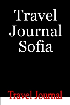 Paperback Travel Journal Sofia Book