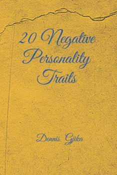Paperback 20 Negative Personality Traits Book