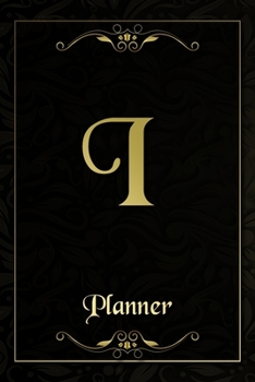 I: Letter Journal Monogram Minimalist Lined Notebook To Do List Undated Daily Planner for Personal and Business Activities with Check Boxes to Help ... to Get Organized (9 x 6 inches 120 pages)