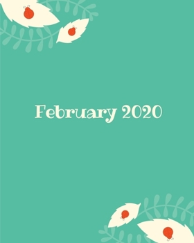 February 2020: Monthly Planner | Year, Month, Days, Journal Pages