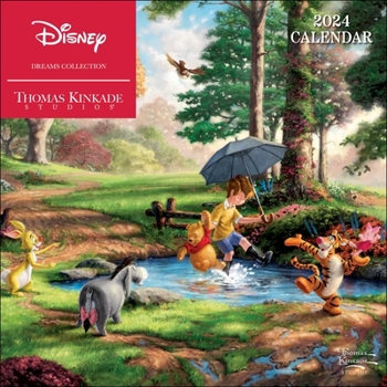 Calendar Disney Dreams Collection by Thomas Kinkade Studios: 2024 Mini Wall Calendar Book