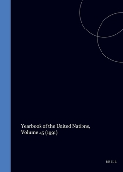 Hardcover Yearbook of the United Nations 1991: Volume 45 Book