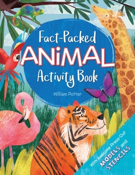 Paperback Fact-Packed Animal Activity Book