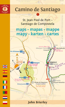 Paperback Camino de Santiago Maps: St. Jean Pied de Port - Santiago de Compostela Book