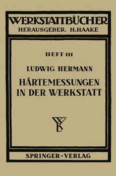 Paperback Härtemessungen in Der Werkstatt [German] Book
