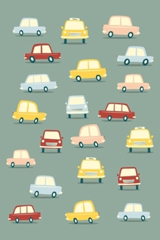 Notes: A Blank Dot Grid Notebook with Vintage Car Cover Art