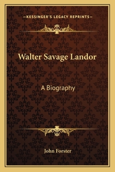 Paperback Walter Savage Landor: A Biography Book