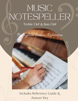 Paperback Music Notespeller: Treble & Bass Clef Book