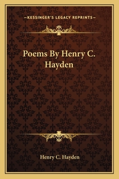 Paperback Poems By Henry C. Hayden Book