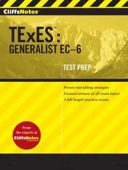 Paperback Cliffsnotes Texes: Generalist Ec-6 Book