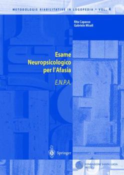 Paperback Esame Neuropsicologico Per l'Afasia: E.N.P.A. [Italian] Book