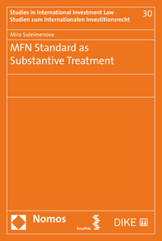 Paperback Mfn Standard as Substantive Treatment Book