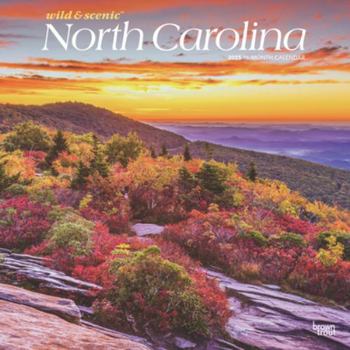 Calendar North Carolina Wild & Scenic 2025 12 X 24 Inch Monthly Square Wall Calendar Plastic-Free Book