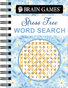 Spiral-bound Brain Games - To Go - Stress Free: Word Search (Floral Design): Volume 3 Book