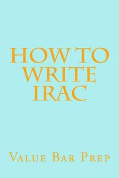 Paperback How To Write IRAC Book