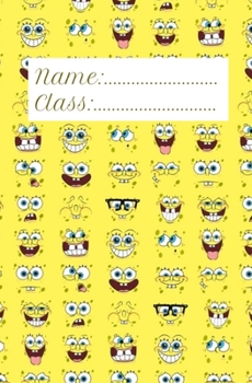 Paperback Name/Class: Spongebob Squarepants Notebook Book