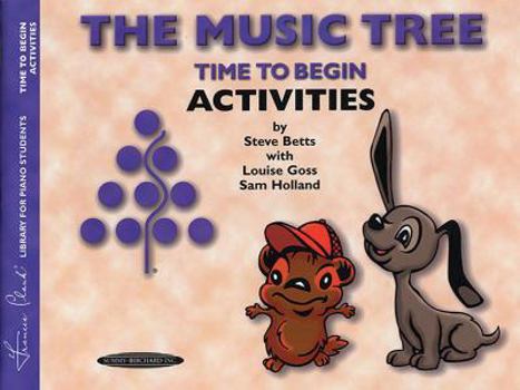 Paperback The Music Tree Time to Begin Activities Book