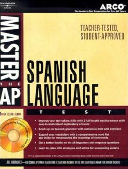 Paperback Master the AP Spanish Language Test [With 2 CDs] Book