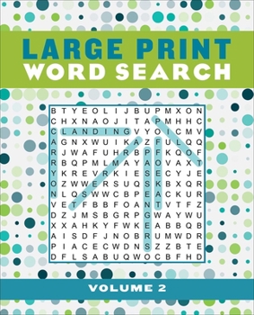 Paperback Large Print Word Search Volume 2 [Large Print] Book