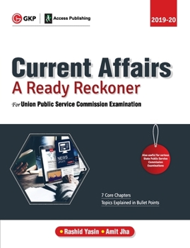 Paperback UPSC 2019-20 - Current Affairs - A Ready Reckoner Book