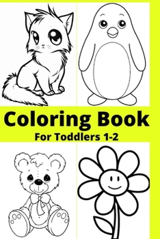 Paperback Coloring Book For Toddlers 1-2 [Large Print] Book