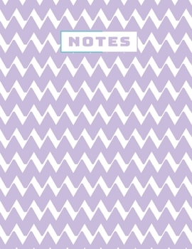 Paperback Zigzag Notebook: (Lavender) Book