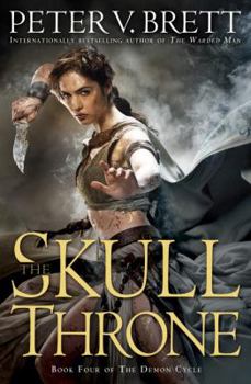 Hardcover The Skull Throne: Book Four of the Demon Cycle Book