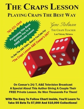 Paperback The Craps Lesson: Playing Craps the Best Way Book