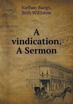 Paperback A vindication. A Sermon Book