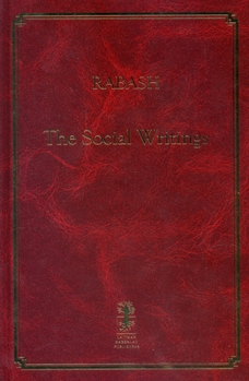 Hardcover Rabash--The Social Writings Book