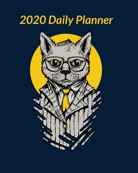 Paperback 2020 Daily Planner: Cat Weekly, Monthly & Yearly Calendar Book