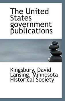 Paperback The United States Government Publications Book