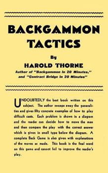 Paperback Backgammon Tactics Book