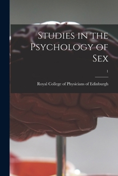 Paperback Studies in the Psychology of Sex; 1 Book