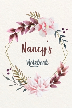 Paperback Nancy's Notebook: Customized Floral Notebook / Journal 6x9 Ruled Lined 120 Pages School Degree Student Graduation university: Nancy's Pe Book