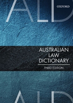 Paperback Australian Law Dictionary Book