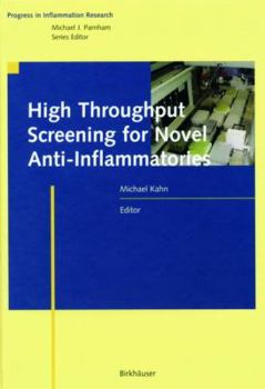 Paperback High Throughput Screening for Novel Anti-Inflammatories Book