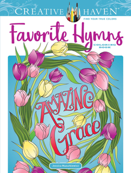 Paperback Creative Haven Favorite Hymns Coloring Book