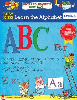 Paperback Busy Kids Learn the Alphabet! Book