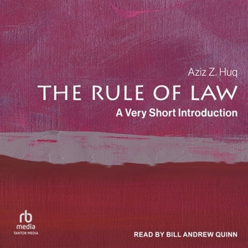 Audio CD The Rule of Law: A Very Short Introduction Book