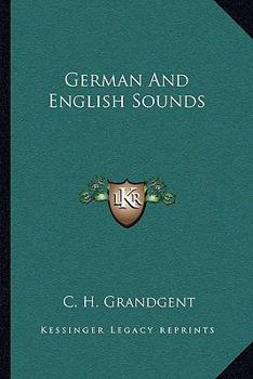 Paperback German And English Sounds Book
