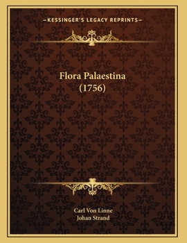 Paperback Flora Palaestina (1756) [Latin] Book