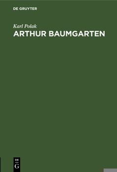 Hardcover Arthur Baumgarten [German] Book