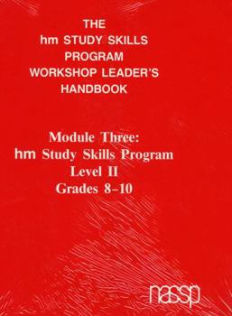 Paperback Workshop Leader's Handbook: Level II Grades 8-10: Hm Learning & Study Skills Program Book