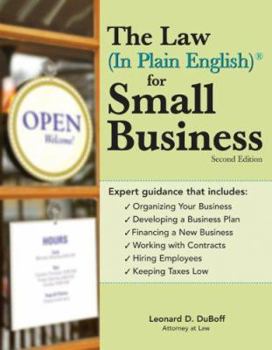 Paperback The Law (in Plain English)(R) for Small Business Book