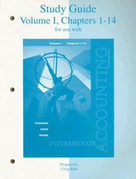 Paperback Study Guide, Volume 1, Chapters 1-14 for Use with Intermediate Accounting Book