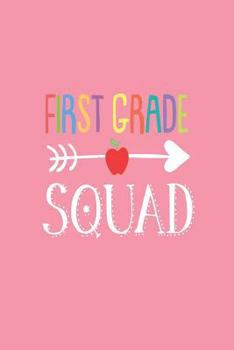 Paperback First Grade Squad: Back to School 1st Grade Class Draw & Write Notebook Book